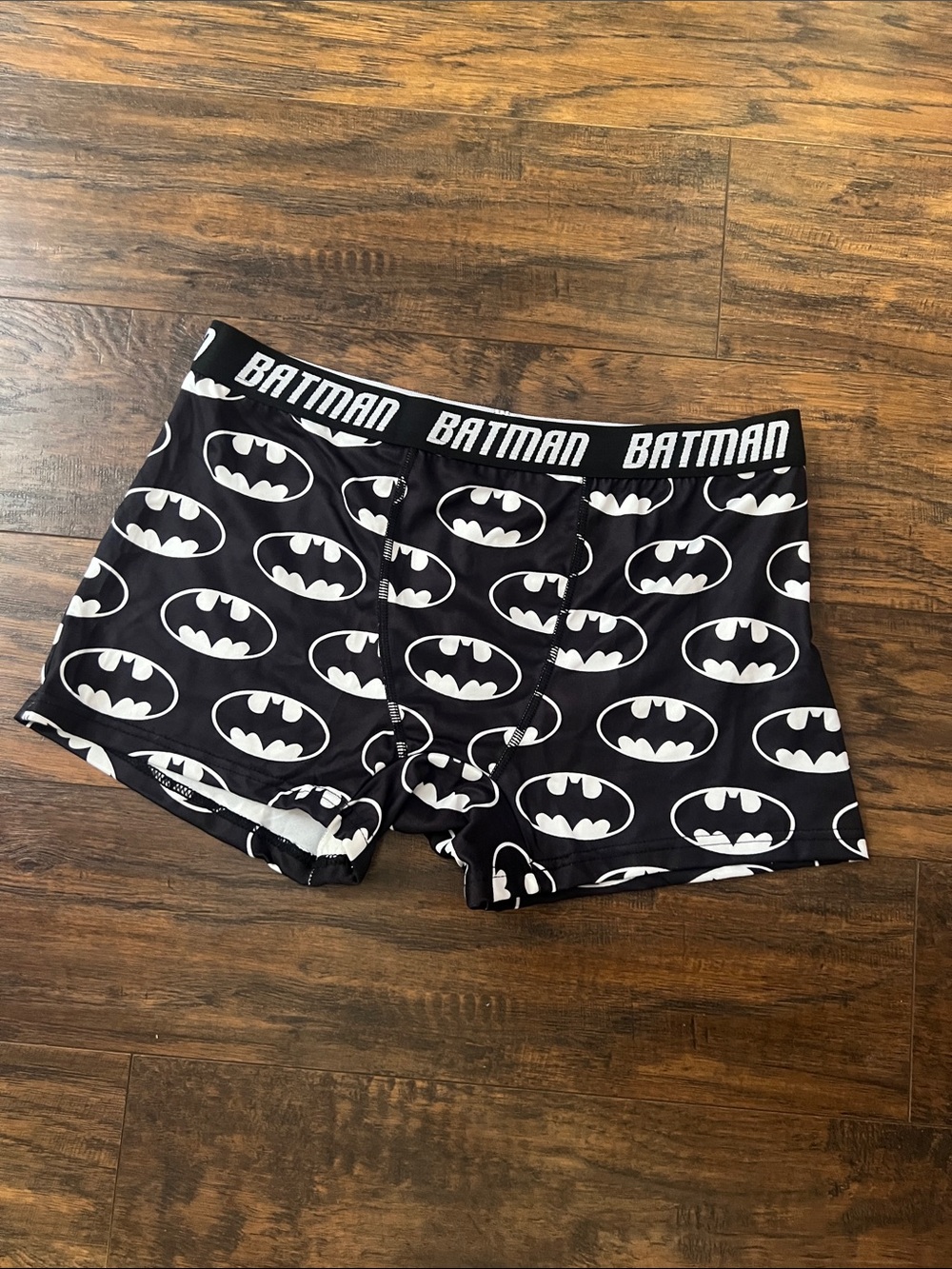Batman Black and White Logo Boxer Briefs for Women